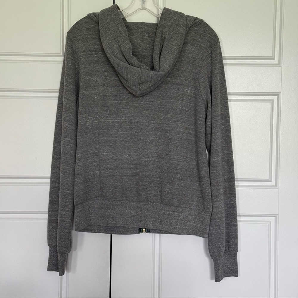 NWT aviator nation 5 stripe hoodie in heather grey - Picture 8 of 8